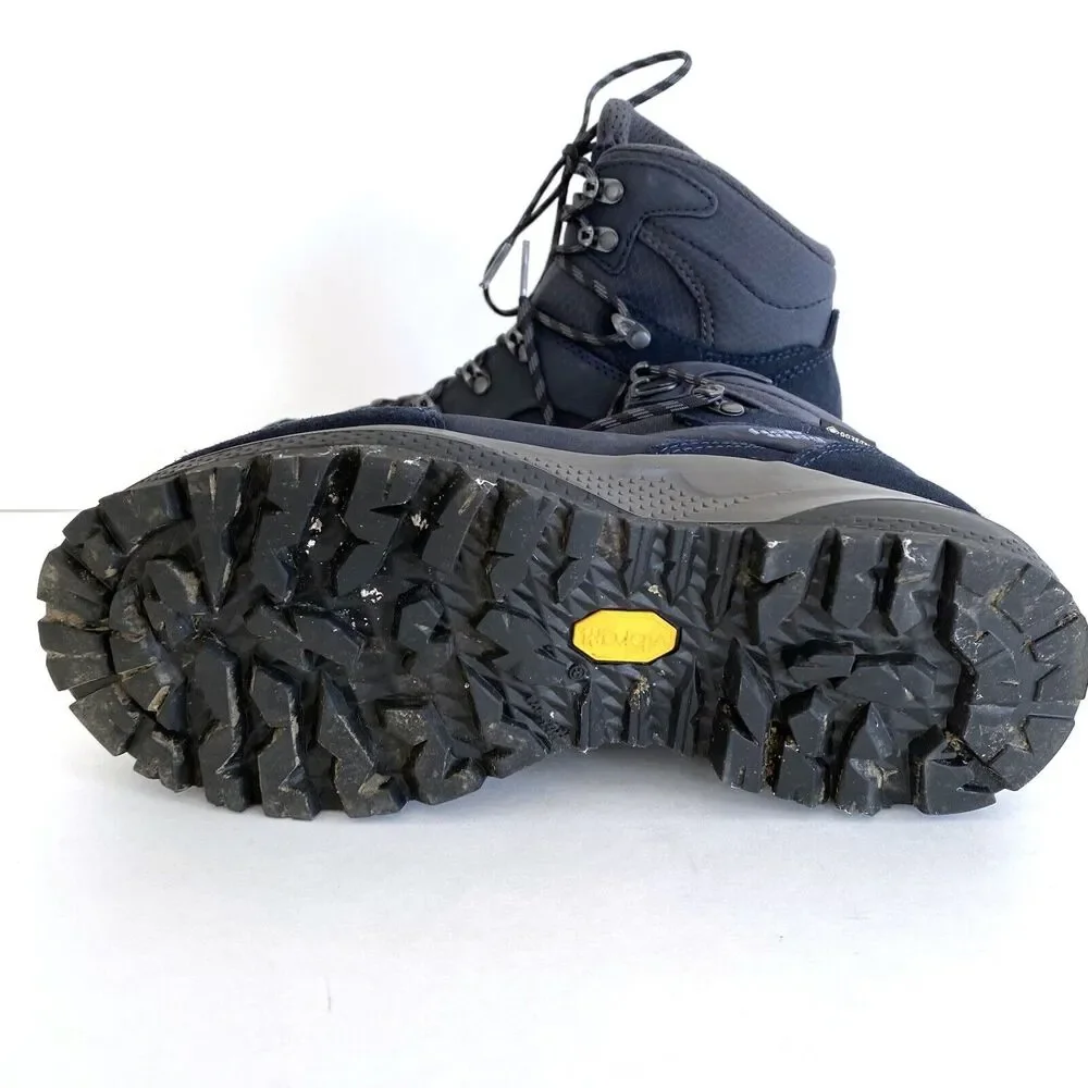 Hanwag‎ Lady GTX Women's Size 7 Hiking Boots Gray Black Vibram Waterproof